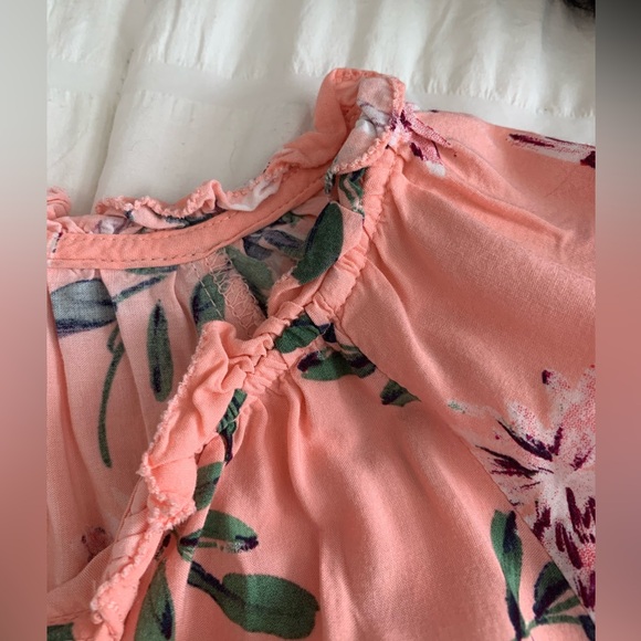 St. John's Bay Coral Floral Blouse - Picture 9 of 16